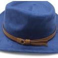 thumbnail image 6 of Unisex Western Suede Cowboy Cowgirl Hat Classic Wide Brim Fedora Hat for Men &Women, 6 of 8