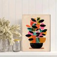 thumbnail image 2 of Abstract Plant Canvas Print，Modern Wall Art for Living Room Bedroom Dining Room Kitchen, 2 of 8