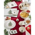 thumbnail image 6 of Spode Christmas Tree Polka Dot Tiered Chip and Dip Serving Set - 2-Piece Versatile Snack Platter for Holiday Entertaining - Stylish Polka Dots - Porcelain, Dishwasher, Microwave, Freezer Safe, 6 of 6