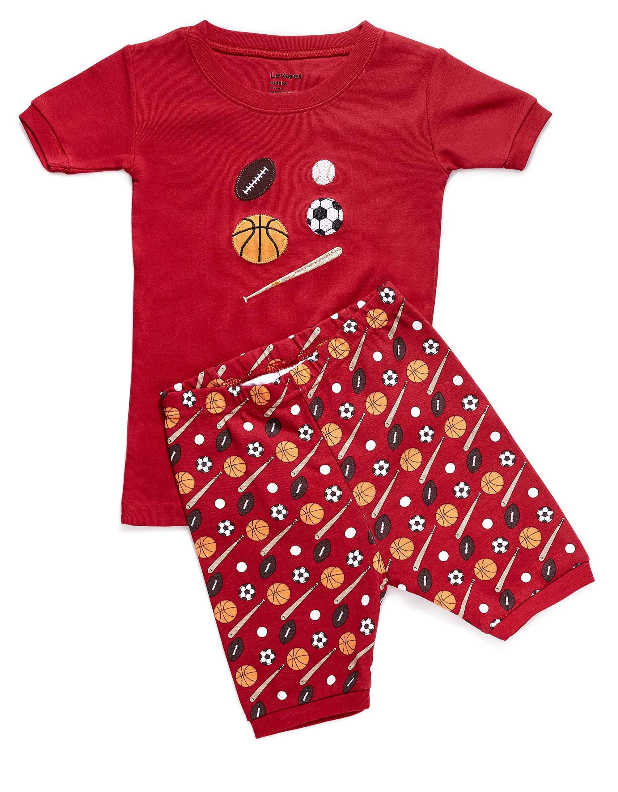 Leveret Leveret Kids & Toddler Pajamas Boys Shorts 2 Piece Pjs Set