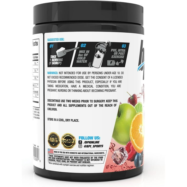 BPI Sports Best Aminos - BCAA Powder Post Workout & Glutamine