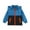 Blue, variant on Ashirexll Fall Jackets, Jacket for Girls, Casual Lightweight Hooded Patchwork Color Coats for Children Zipper Girls Coat