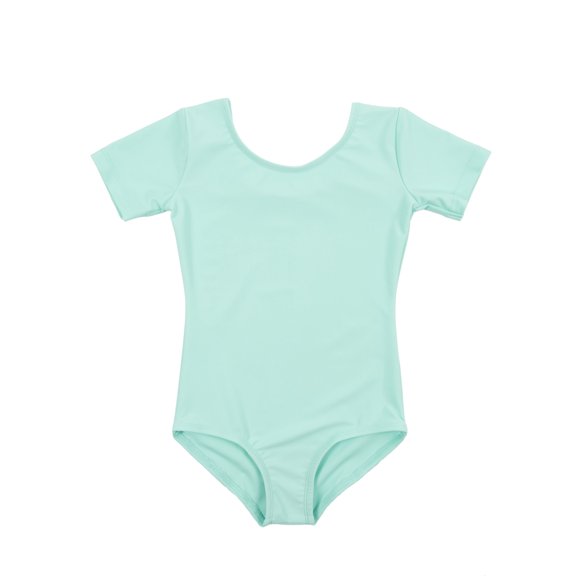 Maillot Leveret de manga corta para niñas, nailon y elastano