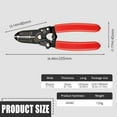 thumbnail image 5 of MOMOJIA Efficient Wire Stripping Cable Crimper Pliers Cutter Tool for Electrical Project, 5 of 8