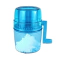 thumbnail image 1 of Hand Crank Ice Crusher, Household Mini Portable Ice Shaver with Stainless Steel Blade Manual Ice Crusher for Snow Cone, Slush, Shaved IceBlue, 1 of 5