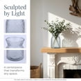 thumbnail image 2 of REGALWOVEN Wide Mouth Glass Vase, Thickened Flower Vase for Centerpieces, Clear Hydroponic Planter, for Home Office Decor Smoky Gray 4.5"L x 4.5"W x 6.3"H, 2 of 5