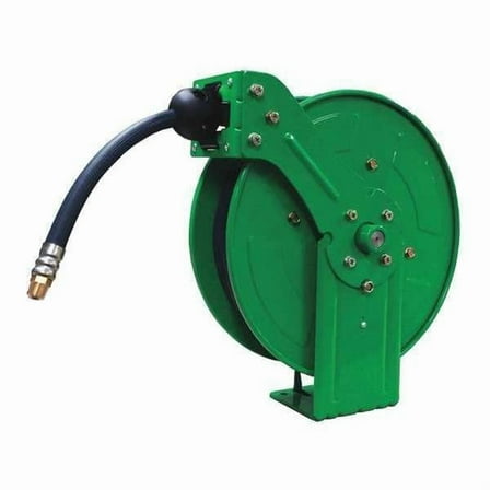 Speedaire Spring Return Hose Reel,1/4" MNPT,25 ft 49AE03