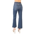 thumbnail image 3 of Pantalón Dama wide leg con alforzas delanteras azul 5, 3 of 4