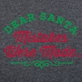 thumbnail image 3 of CafePress - Dear Santa Mistakes Were Made - Men's Long Sleeve Charcoal Pajama Set, 3 of 7