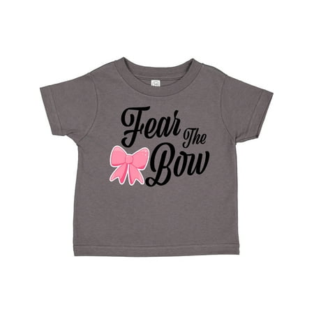 

Inktastic Cheerleading Fear the Bow Gift Toddler Toddler Girl T-Shirt
