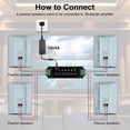 thumbnail image 3 of Altavoces Bluetooth para exteriores Herdio 13,34 cm 600 W 4 altavoces, 3 of 8