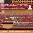 thumbnail image 3 of HOMERRY Xmas Rug Christmas Home Decor Tree Border Area Rug Washable Non-slip 2' x 10' Modern Rug for Kitchen Enterway Indoor Red Carpet, 3 of 5