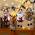 thumbnail image 2 of Adornos de fieltro para árbol de Navidad JM 12 piezas Papá Noel reno muñeco de nieve, 2 of 5