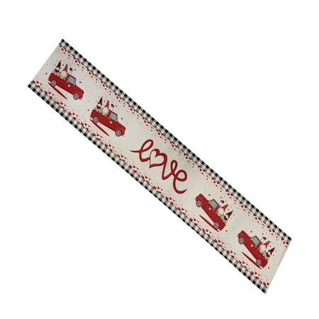 

Egmy 13X70 Inch Valentine S Day Party Table Runner Decoration E One Size