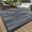 HS-Blue & Gray, variant on VUNATE Outdoor Rug Carpet 6'x9' Waterproof Reversible Patio Rug Portable Modern Abstract Indoor Outdoor Rug Plastic Straw Rug for RV Camping Garden Picnic Deck Backyard Porch Decor Blue and Gray