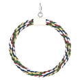 thumbnail image 1 of Parrot Swing Stand Colorful Parrot Toy Hanging Perches Parrot Climbing Rope for 20cm, 1 of 9