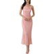thumbnail image 1 of VESTIDOS BODYCON DE ENCAJE PARA MUJERES INSPIRE CHIC, TIRANTE DE ESPAGUETI, VESTIDO MAXI SEXY DE CÓCTEL M ROSA, 1 of 6