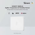 thumbnail image 2 of SNZB-04P Zigbee Door Window Sensor Door Open/Close Detector for EWeLink App ZBBridge Required Work with Alexa Google Home, 2 of 5