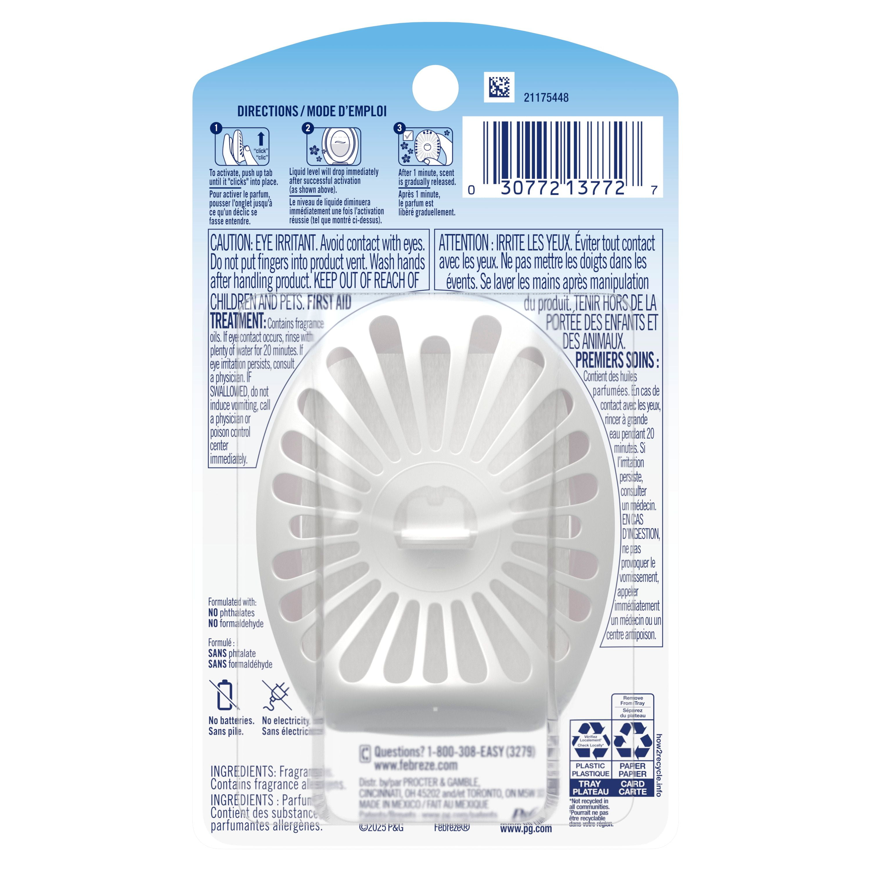 Febreze Odor Fighter Small Spaces Air Freshener Cherry Blossom, 7.5ML