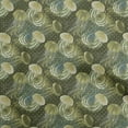 thumbnail image 1 of oneOone Silk Tabby Forest Green Fabric Ocean Jelly Fish Sewing Fabric By The Yard Printed Diy Clothing Sewing Supplies 42 Inch Wide, 1 of 1