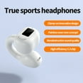 thumbnail image 4 of Dpisuuk Wireless Bluetooth Earphones, Bluetooth Earclip Headphones, Waterproof Wireless Ear Clip-on Earphones with Intelligent Power Display for Walking Sport Business (Single), 4 of 11