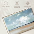 thumbnail image 6 of Elephant Stock Ocean Vista Wall Art - Horizontal Canvas Wall Art - Living Room Wall Decor - Abstract Canvas - Blue And Beige Decor By Sally Swatland - 48" x 32", 6 of 8