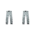thumbnail image 2 of Sonducket Pantalones de verano para hombre, pantalones largos desmontables para viajar, acampar, niños, escalada, montañismo, cintura gris claro S 2piezas, 2 of 6