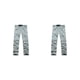 thumbnail image 2 of Sonducket Pantalones de verano para hombre, pantalones largos desmontables para viajar, acampar, niños, escalada, montañismo, cintura gris claro S 2piezas, 2 of 6
