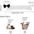 thumbnail image 4 of ORUYROP Handcrafted Adjustable Formal Pet Bowtie Collar Neck Tie for Dogs & Cats (S, Black), 4 of 7