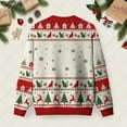 thumbnail image 4 of Christmas Sweater for Women 2025 - DO NOT PCT Xmas Fuzzy Sweatshirt - Funny Gifts for Christmas, 4 of 4