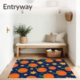thumbnail image 3 of ODIKA 8'x10' Machine Washable Non-Slip Area Rug, Autumnal Gourd Welcome Entryway High Traffic Rug, Blue, 602209, 3 of 7