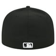 thumbnail image 4 of Men's New Era Black San Diego Padres Logo 59FIFTY Fitted Hat, 4 of 6