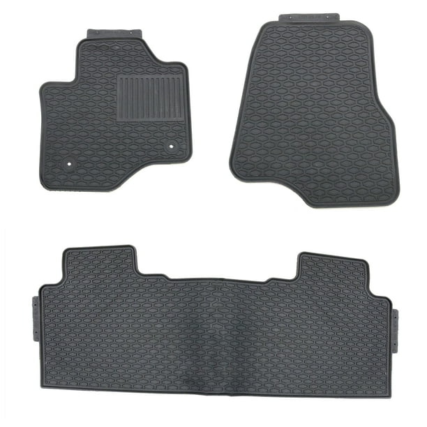 All Weather Floor Mats for Ford F250 Super Duty 2017 Up 4 Door Only