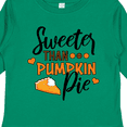 thumbnail image 4 of Inktastic Thanksgiving Sweeter Than Pumpkin Pie Boys or Girls Long Sleeve Toddler T-Shirt, 4 of 5
