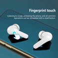 thumbnail image 4 of Hesxuno Bluetooth Headphones Wireless Bluetooth Headphones In-Ear Running Sports IPX5 Waterproof Headphones Gaming Headphones White Headphones for Kids for School, 4 of 8