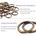 thumbnail image 3 of 60Pcs 1 Inch / 25mm Heavy Duty Multi-Purpose Metal O Ring Metal Rings for Hardware Bags Ring Bronze, 3 of 5