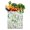 White-97, variant on Floral and Hummingbird Canvas Tote – Bright and Colorful Watercolor Reusable Bag