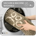 thumbnail image 6 of Dwelke Indoor Door Mat Entryway Rug Chenille Mats for Muddy Shoes Dogs Bathroom Mats With Non-Slip Backing Machine Washable Durable Rug,24"x36",Beige, 6 of 6