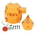 thumbnail image 2 of HEI Distributor Cap and Rotor Kit, 13Pcs Set with Red Cap, Compatible with Most Aftermarket HEI Distributors, Fits for V8 Engines Including  350 454, 2 of 7
