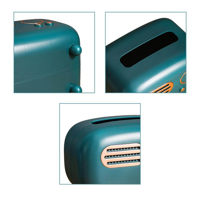 ziyahi Tissue Box Bathroom Tissues Holder Case Restaurant Tissue Container Napkin Dispenser Green