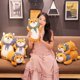 thumbnail image 1 of Anime Cute Wear Scarf Shiba Inu Dog Plush Toy Soft Cartoon Animal Stuffed Toy Smile Akita Dog Pillow Doll For Christmas Gift zhangmengya LED, 1 of 2