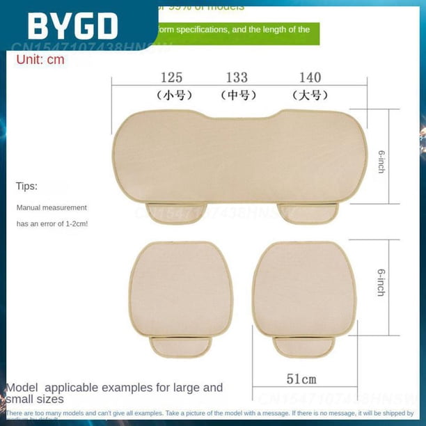 Comfortable Car Seat Cover Ice Silk Universal Durable Car Seat Covers Practical Car Cushion Pads Auto Accessories Breathable05United States He Qiyong unisex