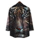 thumbnail image 4 of Chaqueta casual de camisa de solapa estampada a cuadros estampada en contraste para hombre Pompotops  oipoqjl12681, 4 of 7