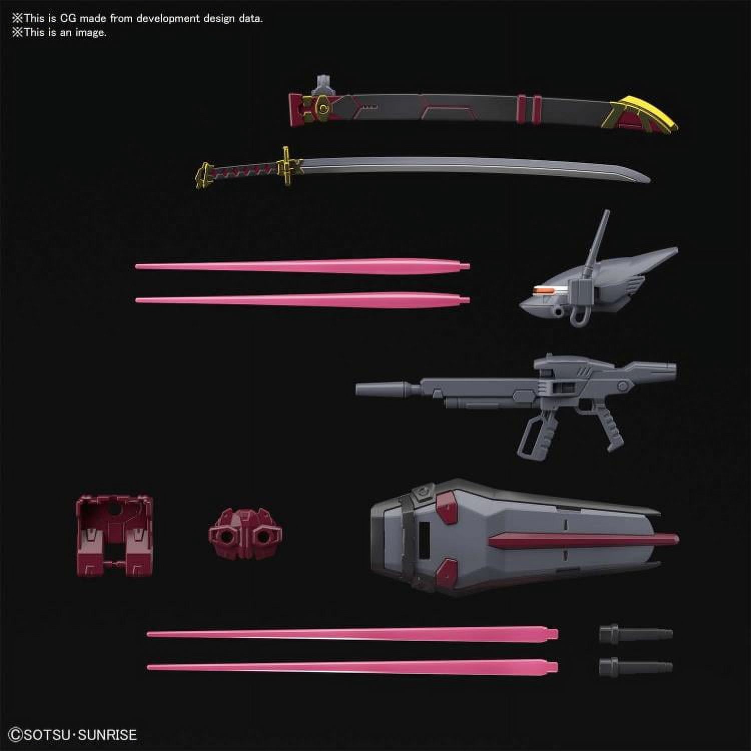 Bandai Hobby HG - Gundam Breaker Battlogue - Gundam Astray Red Frame Inversion, Bandai Spirits Hobby HG Battlogue Model Kit, Multi