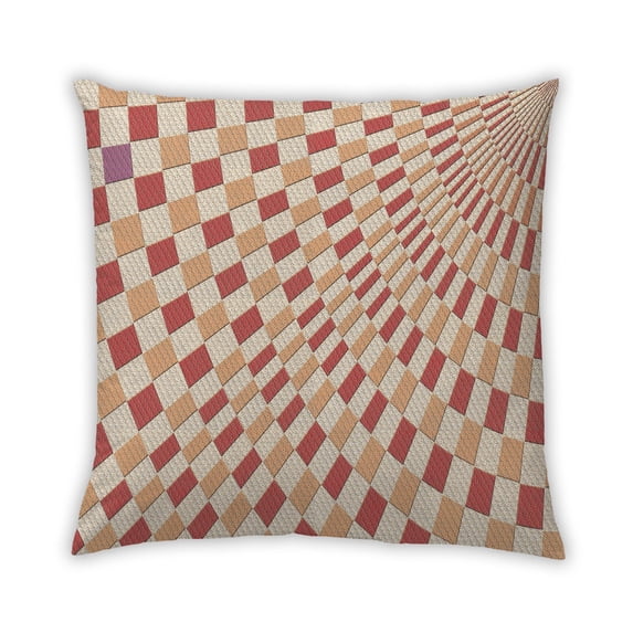 Ahgly Company Outdoor Square Contemporary Throw Pillow, 18 inch by 18 inch