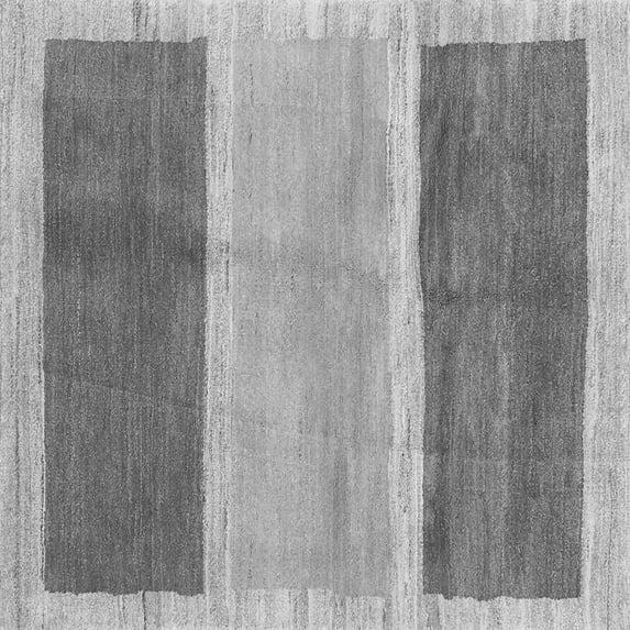 Ahgly Company Indoor Square Abstract Gray Contemporary Area Rugs, 6' Square