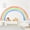 Full Rainbow, variant on 55"x63" Large Rainbow Wall Stickers, Mural Watercolor Half Rainbow Wall Decals Peel and Stick Vinyl Wall Art Decor for Girls Bedroom Kids Nursery Living Room Playroom Toddler