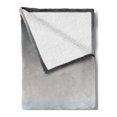 thumbnail image 2 of Ombre Soft Flannel Fleece Throw Blanket, Abstract Color Change Pattern Ornamental Blue Tones Open Sky Theme Design, Cozy Plush for Indoor and Outdoor Use, 60" x 80", Grey and Blue, by Ambesonne, 2 of 5