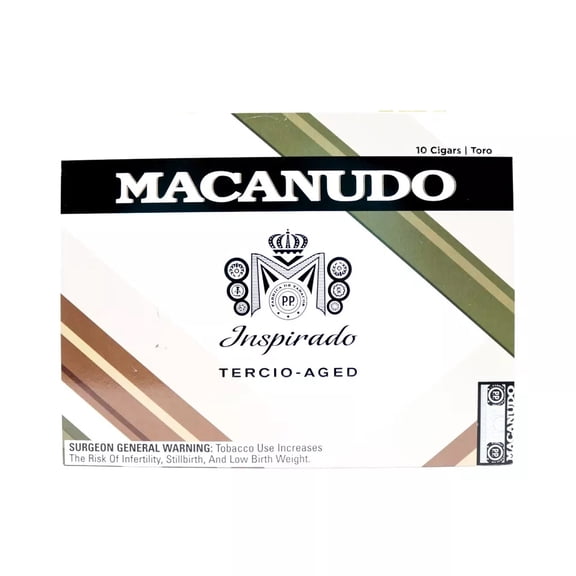 Macanudo Toro Inspirado Tercio-Aged Empty Wood Cigar Box 9" x 7" x 1.5"