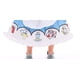 thumbnail image 3 of Vestido de princesa Alice de Little Adventures con diadema - Ropa de fiesta y juegos de simulación para niños lavable a máquina - No incluye muñeca con purpurina, 3 of 4